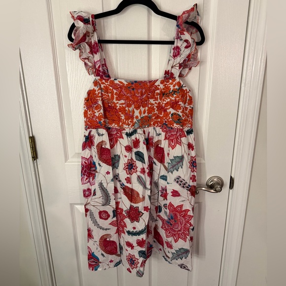 Ro’s Garden Floral Ruffle Sleeve Dress - Picture 2 of 8